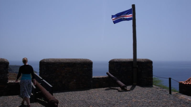 Uitkijk bij het fort Cidade Velha - Santiago