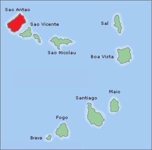 kaart sao antao kaapverdie