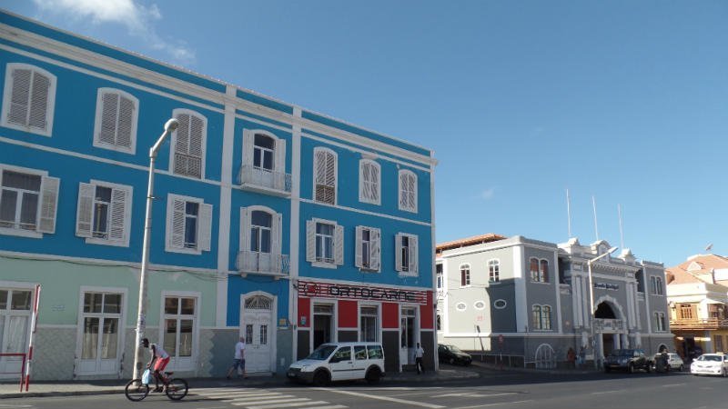 Straat in Mindelo - Sao Vicente
