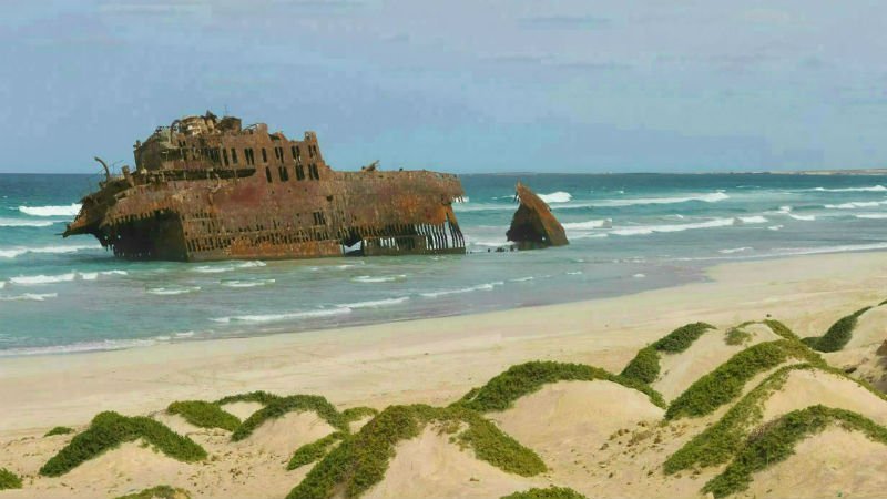 Scheepswrak Cabo de Santa Maria - Boavista