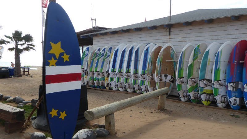 Surfen op Sal