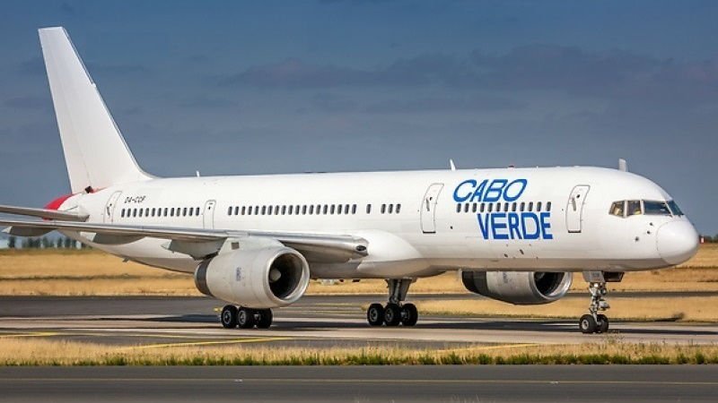 Vliegtuig van Cabo Verde Airlines